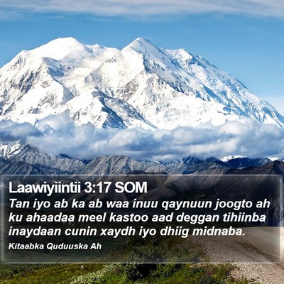Laawiyiintii 3:17 SOM Bible Verse Image