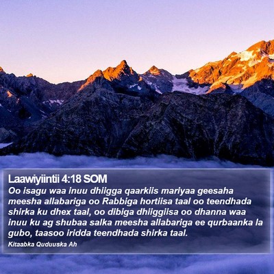 Laawiyiintii 4:18 SOM Bible Verse Image
