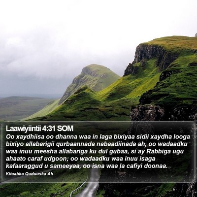Laawiyiintii 4:31 SOM Bible Verse Image