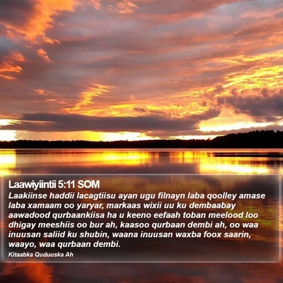 Laawiyiintii 5:11 SOM Bible Verse Image