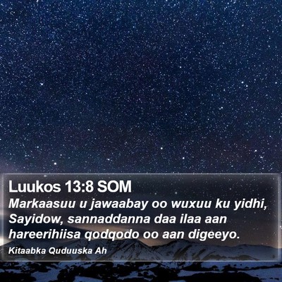 Luukos 13:8 SOM Bible Verse Image