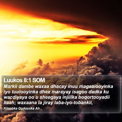 Luukos 8:1 SOM Bible Verse Image