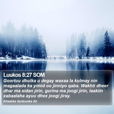 Luukos 8:27 SOM Bible Verse Image