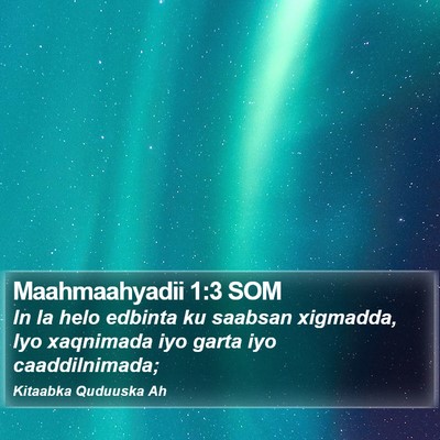 Maahmaahyadii 1:3 SOM Bible Verse Image