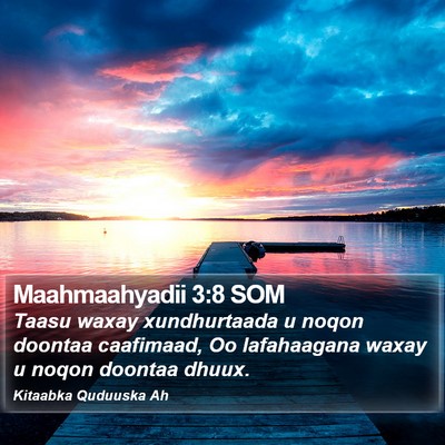 Maahmaahyadii 3:8 SOM Bible Verse Image