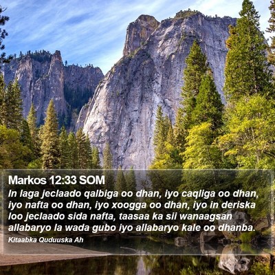 Markos 12:33 SOM Bible Verse Image