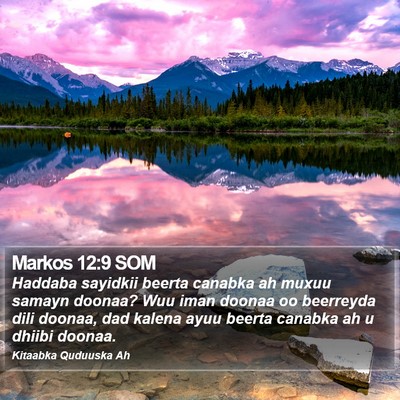 Markos 12:9 SOM Bible Verse Image