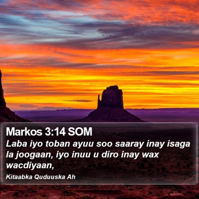 Markos 3:14 SOM Bible Verse Image