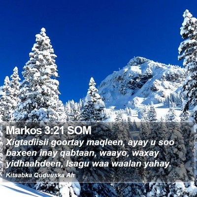 Markos 3:21 SOM Bible Verse Image