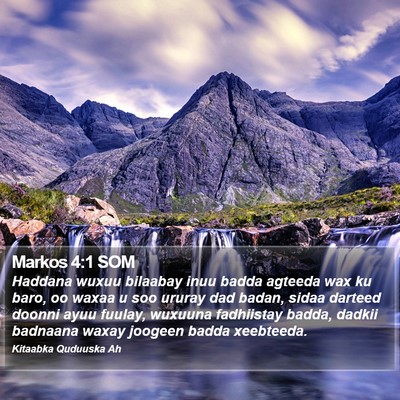 Markos 4:1 SOM Bible Verse Image