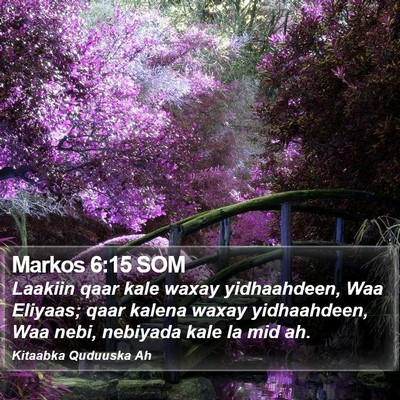 Markos 6:15 SOM Bible Verse Image