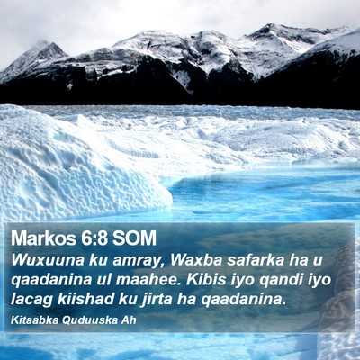 Markos 6:8 SOM Bible Verse Image