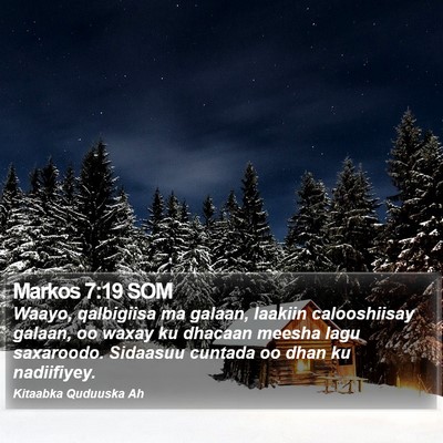 Markos 7:19 SOM Bible Verse Image