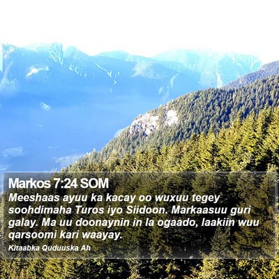 Markos 7:24 SOM Bible Verse Image
