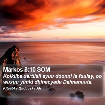 Markos 8:10 SOM Bible Verse Image