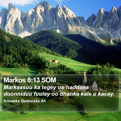 Markos 8:13 SOM Bible Verse Image