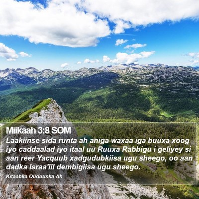 Miikaah 3:8 SOM Bible Verse Image