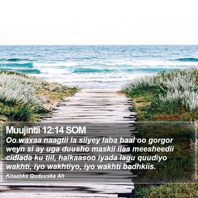 Muujintii 12:14 SOM Bible Verse Image