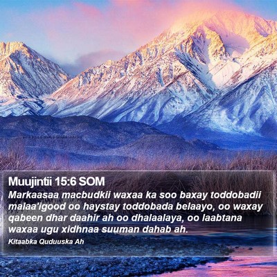 Muujintii 15:6 SOM Bible Verse Image