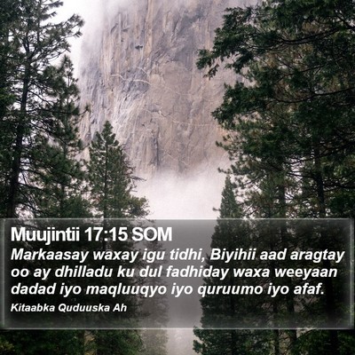 Muujintii 17:15 SOM Bible Verse Image