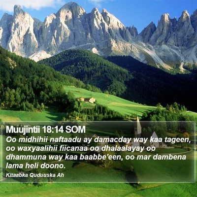 Muujintii 18:14 SOM Bible Verse Image