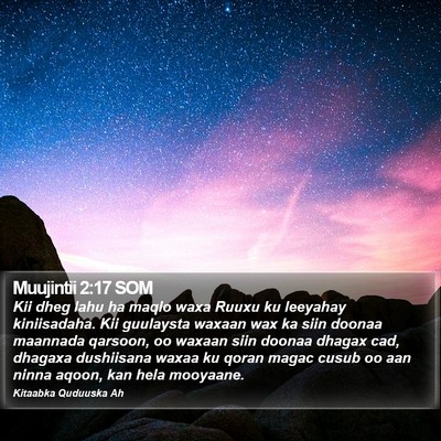 Muujintii 2:17 SOM Bible Verse Image