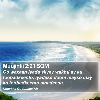 Muujintii 2:21 SOM Bible Verse Image