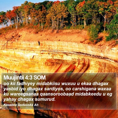 Muujintii 4:3 SOM Bible Verse Image