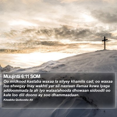 Muujintii 6:11 SOM Bible Verse Image