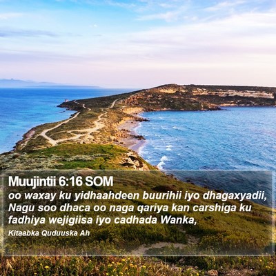 Muujintii 6:16 SOM Bible Verse Image