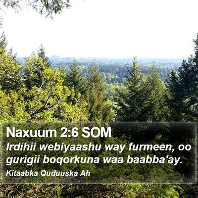 Naxuum 2:6 SOM Bible Verse Image