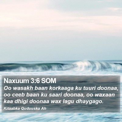 Naxuum 3:6 SOM Bible Verse Image
