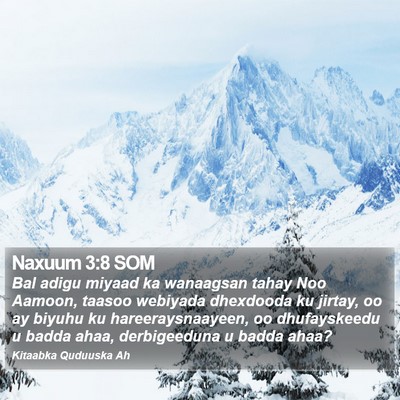 Naxuum 3:8 SOM Bible Verse Image