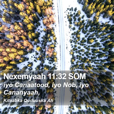 Nexemyaah 11:32 SOM Bible Verse Image