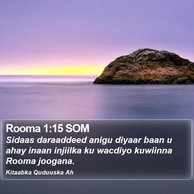 Rooma 1:15 SOM Bible Verse Image