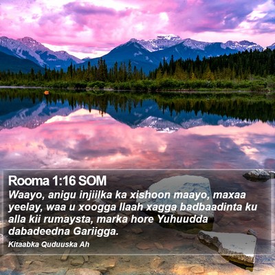 Rooma 1:16 SOM Bible Verse Image