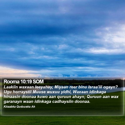 Rooma 10:19 SOM Bible Verse Image