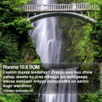 Rooma 10:8 SOM Bible Verse Image
