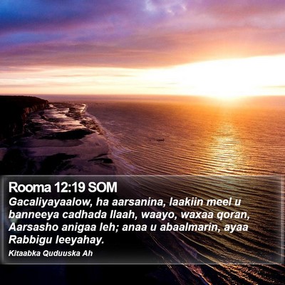 Rooma 12:19 SOM Bible Verse Image