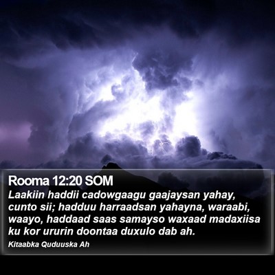 Rooma 12:20 SOM Bible Verse Image