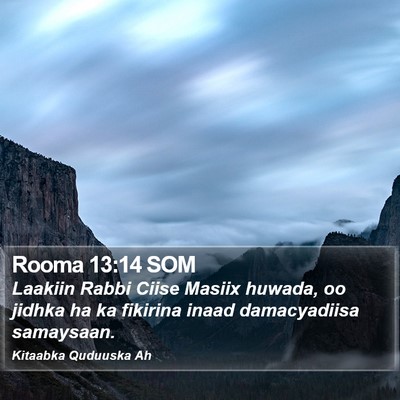 Rooma 13:14 SOM Bible Verse Image