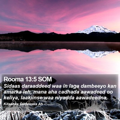 Rooma 13:5 SOM Bible Verse Image