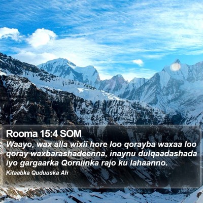 Rooma 15:4 SOM Bible Verse Image