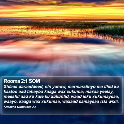 Rooma 2:1 SOM Bible Verse Image