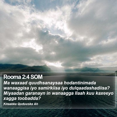Rooma 2:4 SOM Bible Verse Image