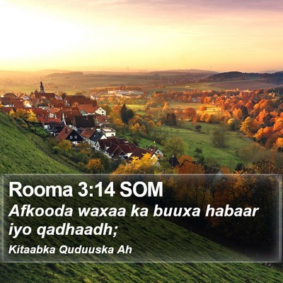 Rooma 3:14 SOM Bible Verse Image
