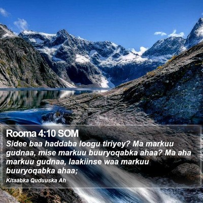 Rooma 4:10 SOM Bible Verse Image