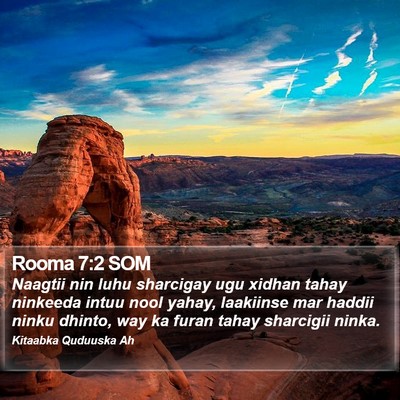 Rooma 7:2 SOM Bible Verse Image