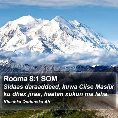 Rooma 8:1 SOM Bible Verse Image