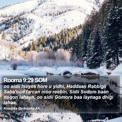 Rooma 9:29 SOM Bible Verse Image